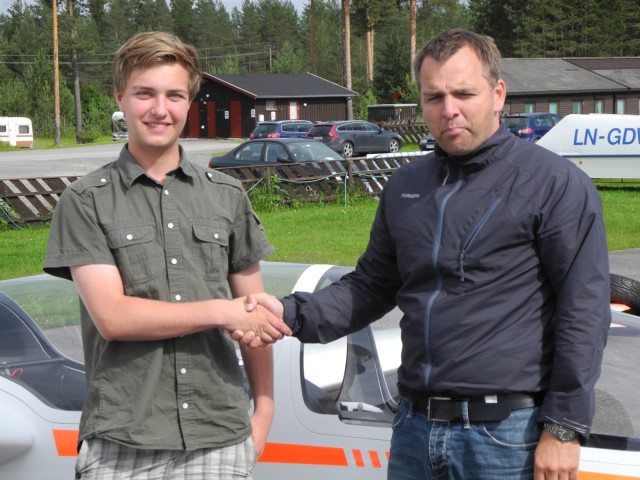 Tobias oppflyging p� Starmoen