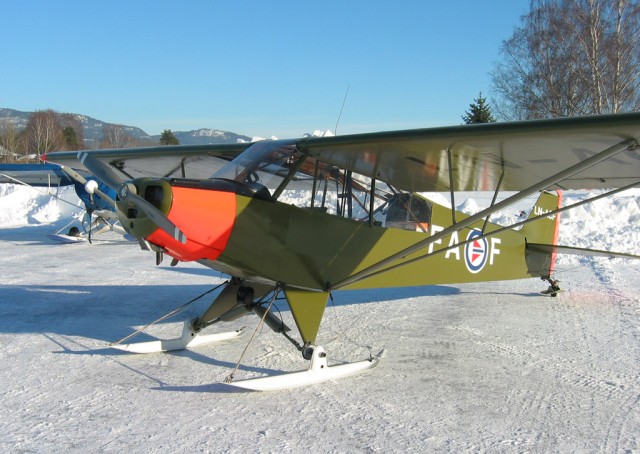 Med ski p� Hokksund