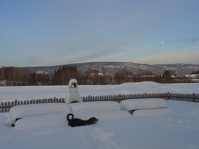 Mye sn� p� Hokksund