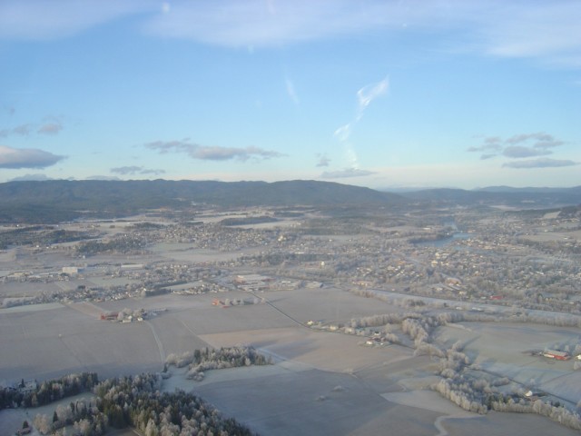 Kaldt p� bakken, mildt i h�yden