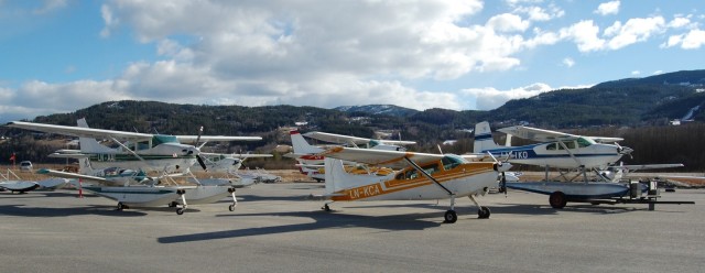 Ikke lett � parkere p� Notodden i dag