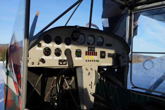 LN-YLH p� ankomstdagen