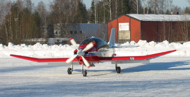 Rune Eggum med LN-DFL p� Hokksund 14. februar 2004 