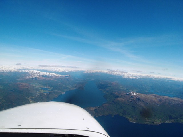 �stover fra Karm�y over Vindafjorden